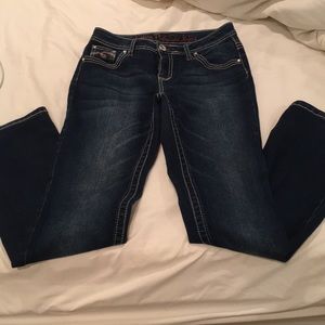 Justice boot cut jeans